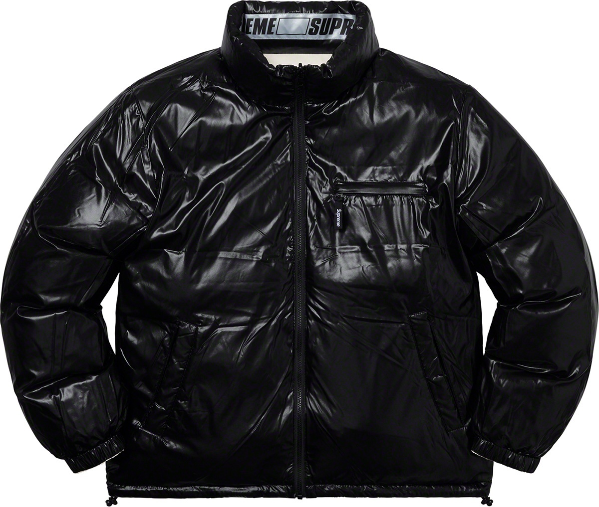 Shiny Reversible Puffy Jacket view 4